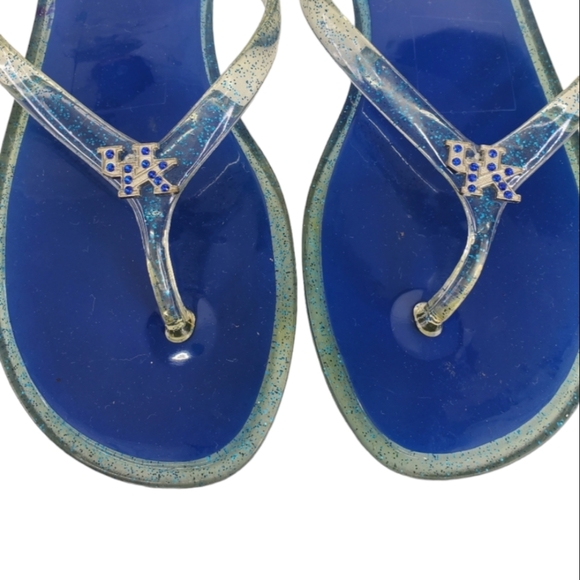 The University Of Kentucky Women's Flip Flops Plastic/Glitter Size 36 (US-5) - Picture 9 of 10
